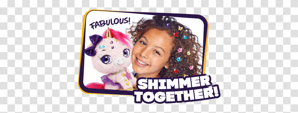Shimmer Stars Cartoon, Person, Hair, Face, Toy Transparent Png