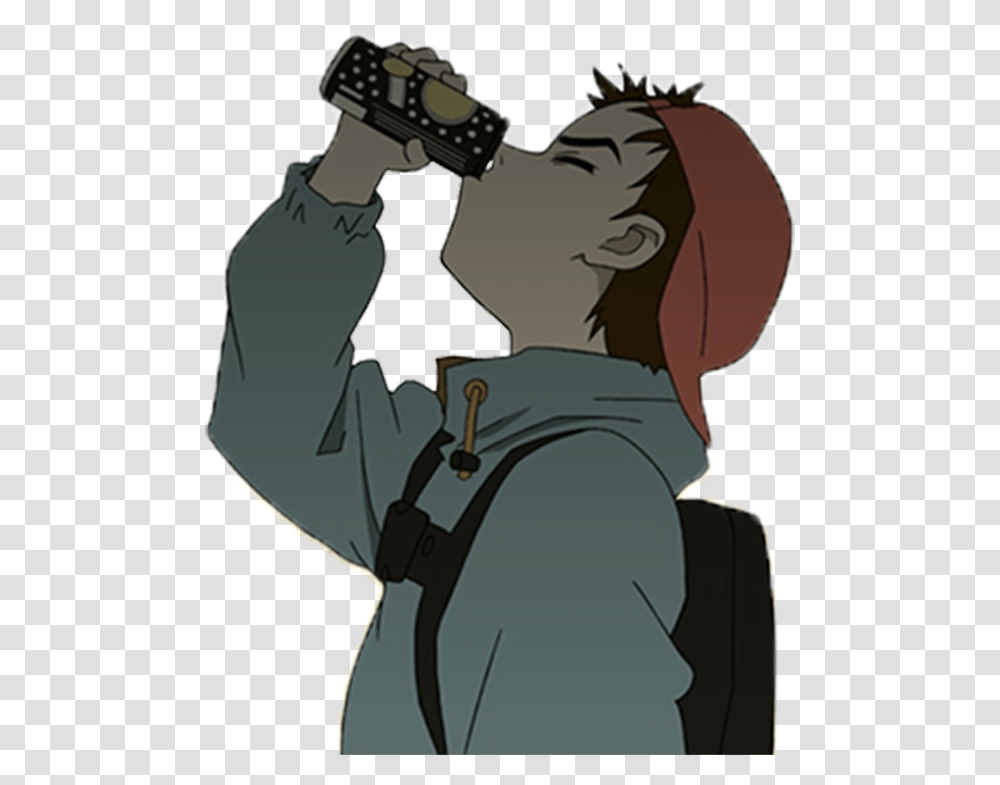 Shin Kvmi Fooly Cooly Flcl Naota Nandaba Phone Wallpaper Fooly Cooly, Outdoors, Hood, Gun Transparent Png