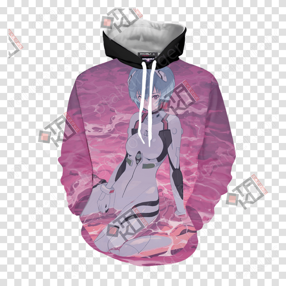Shin Seiki Evangelion Ayanami Rei 3d Hoodie Pain Hoodie Naruto, Poster, Advertisement, Person Transparent Png