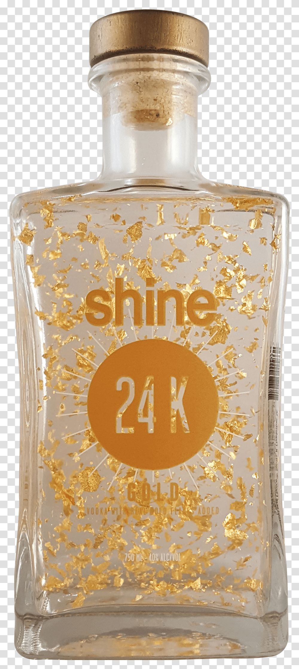 Shine 24k Vodka Local Choice Spirits Glass Bottle Transparent Png