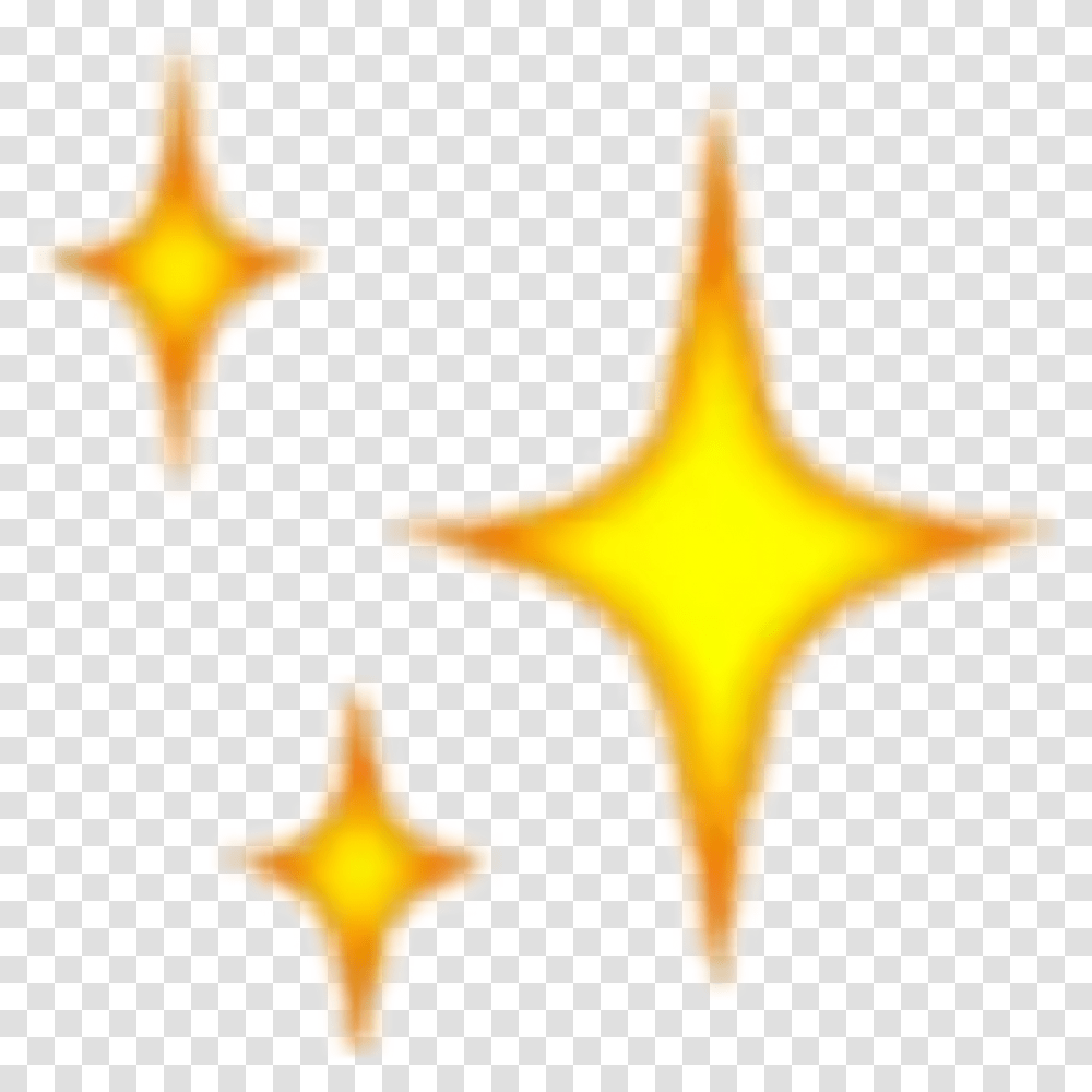 Shine Gold Yellow Sticker Aesthetic Tumblr Emot Aesthetic Emoji, Star Symbol, Lamp, Cross Transparent Png