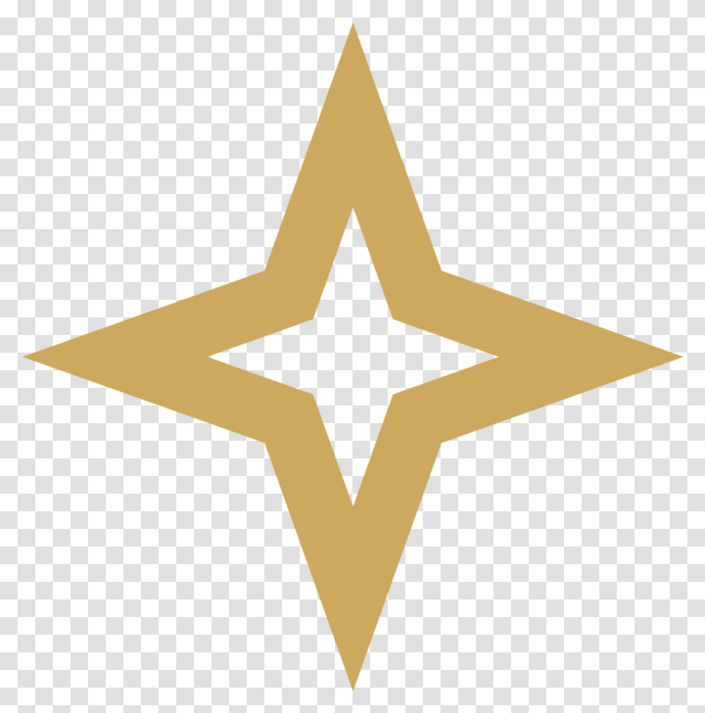Shine Icon Gold Modern Christmas Tree Silhouette, Cross, Star Symbol Transparent Png