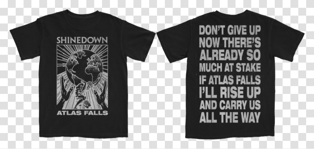 Shinedown Partners With Direct Relief To Donate All Shinedown Atlas Falls, Apparel, T-Shirt Transparent Png