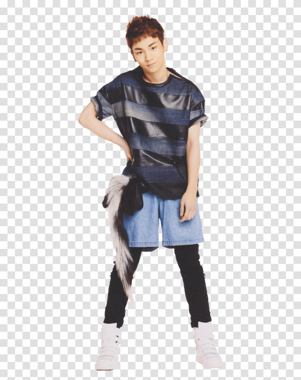 Shinee, Person, Shorts, Pants Transparent Png