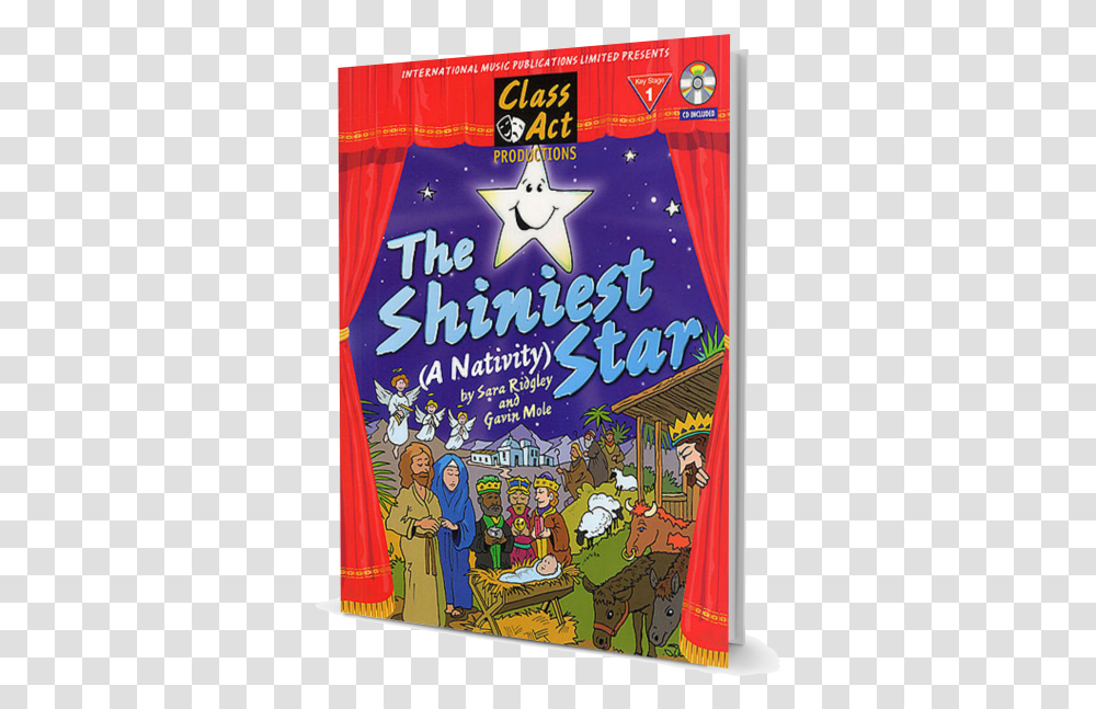 Shiniest Star The Sara Ridgley And Gavin Mole Nativity Poster, Person, Text, Banner, Label Transparent Png