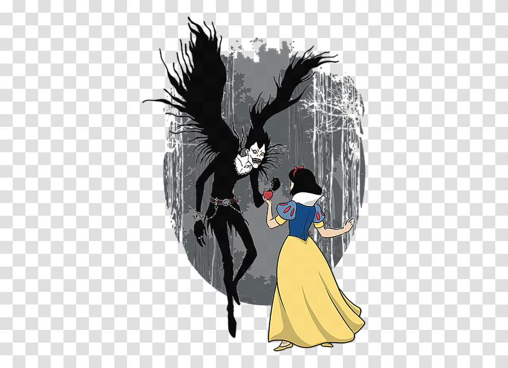 Shinigami Ryuk Manga Humor Portable Battery Charger Ryuk Snow White, Person, Human, Comics, Book Transparent Png