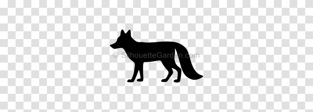 Shining Fox Silhouette Clip Art Clipart Pencil And In Color, Coyote, Mammal, Animal, Horse Transparent Png