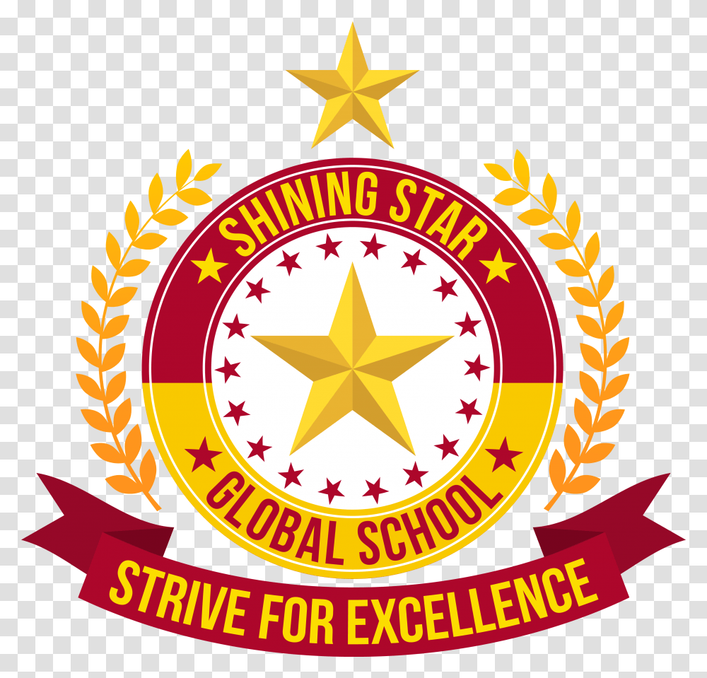 Shining Star Global School, Star Symbol, Logo, Trademark Transparent Png