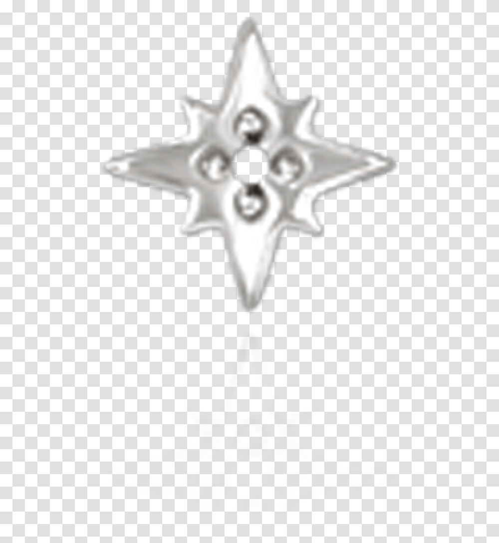 Shining Star Trim Locket, Cross, Star Symbol, Icing Transparent Png