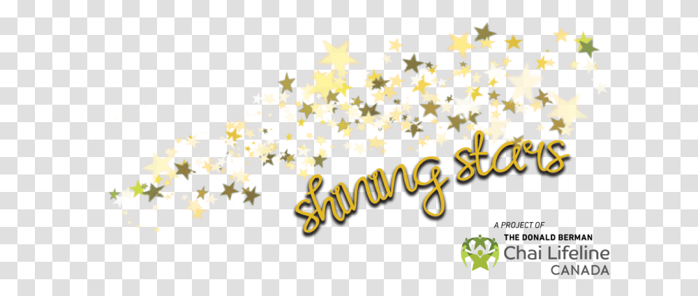 Shining Stars Application Chai Lifeline Canada Stars, Confetti, Paper, Crowd, Game Transparent Png