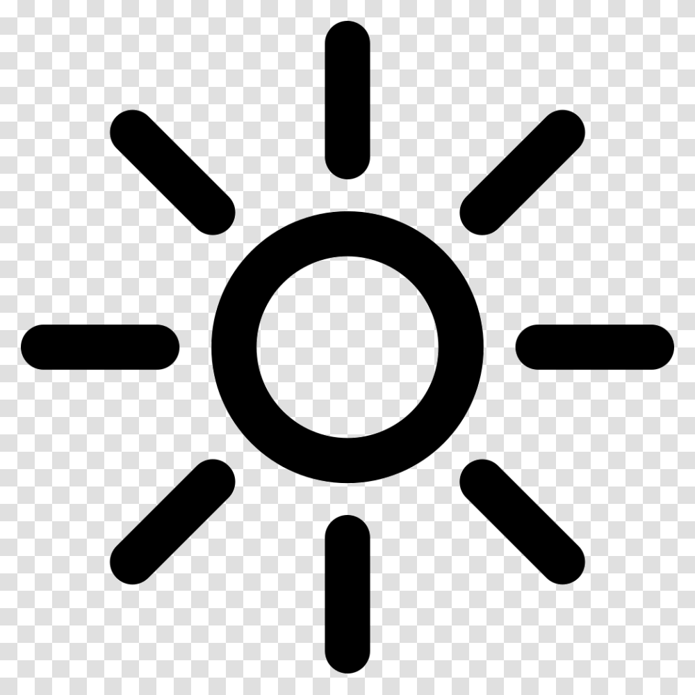 Shining Sun Hot And Cold Symbols, Stencil, Cooktop, Indoors, Appliance Transparent Png