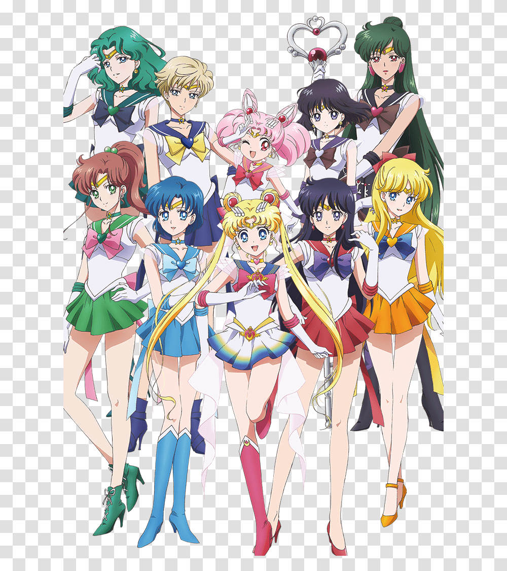 Shinjik Sailor Scouts Sailor Moon Eternal, Comics, Book, Manga, Person Transparent Png