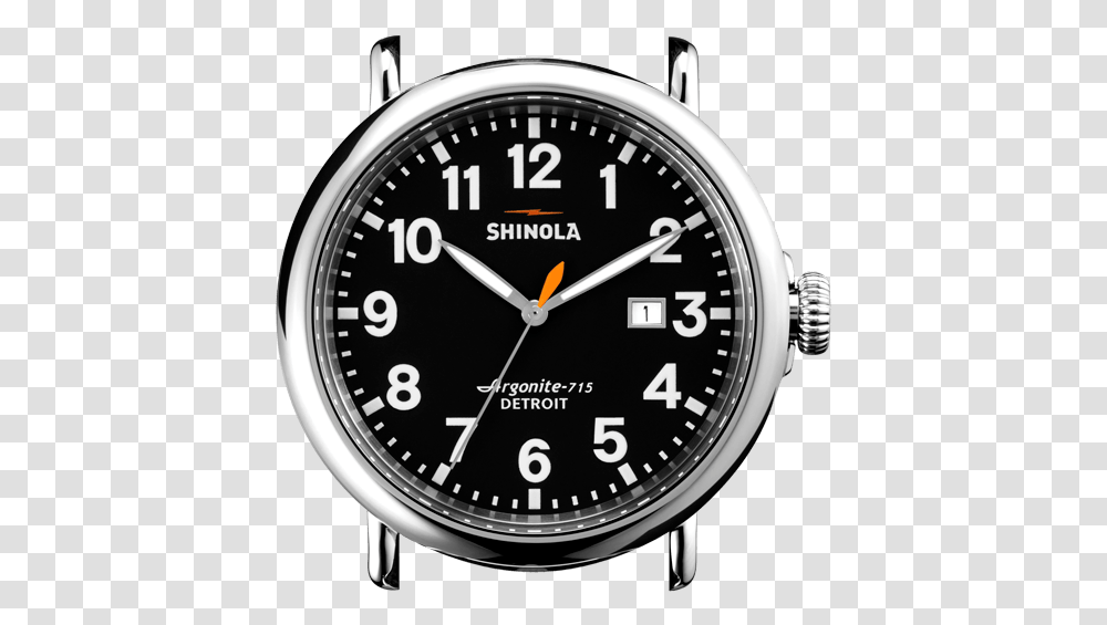 Shinola Runwell 47mm Black, Wristwatch, Clock Tower, Architecture, Building Transparent Png
