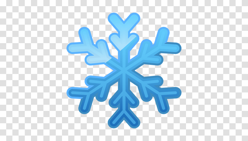 Shiny Blue Snowflake Icon, Cross Transparent Png