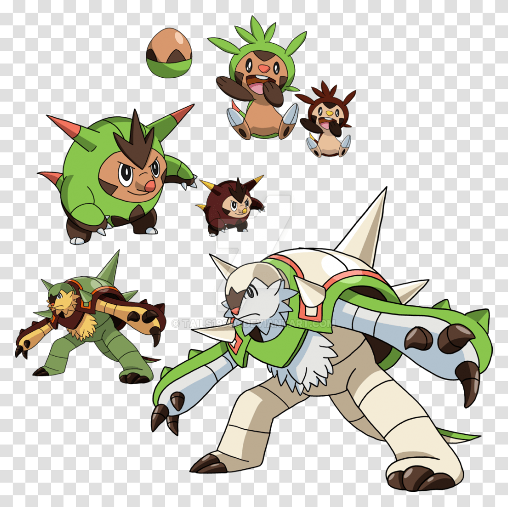 Shiny Chespin Evolution Line, Cat, Animal, Person Transparent Png