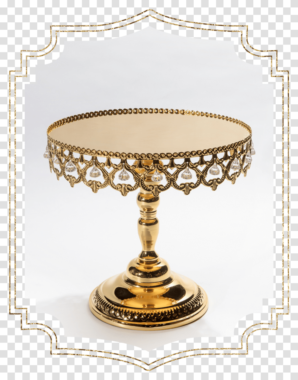 Shiny Crown Gold Cake Stand Crown Gold Cupcake Cake Stand Gold, Lampshade, Table Lamp, Accessories, Accessory Transparent Png