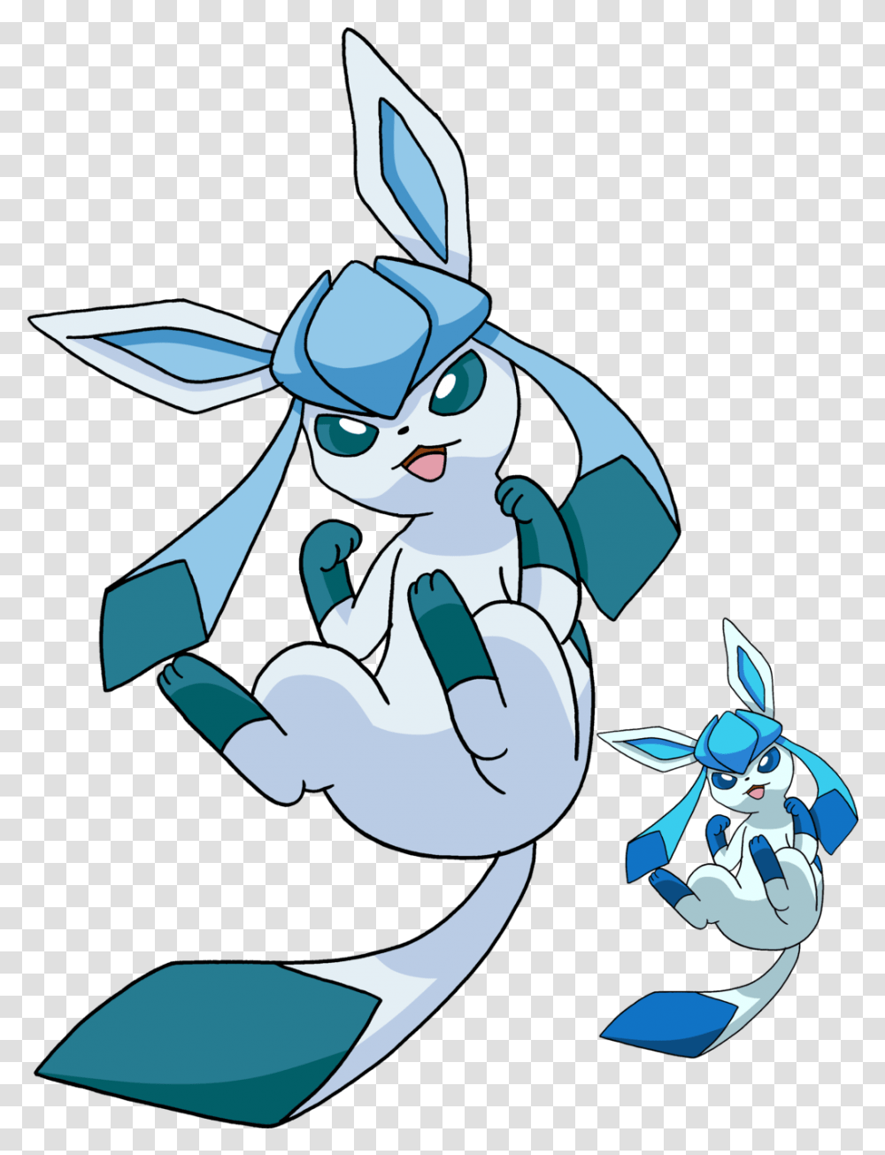 Shiny Glaceon Pokemon Glaceon And Shiny Glaceon, Performer, Elf, Magician, Art Transparent Png