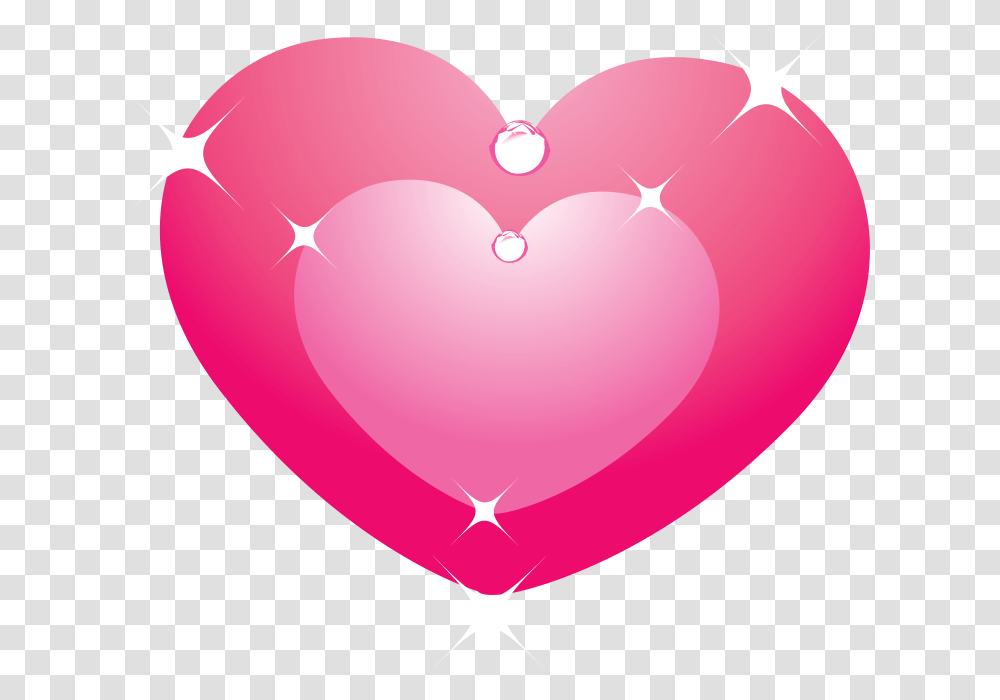 Shiny Heart Heart, Balloon Transparent Png