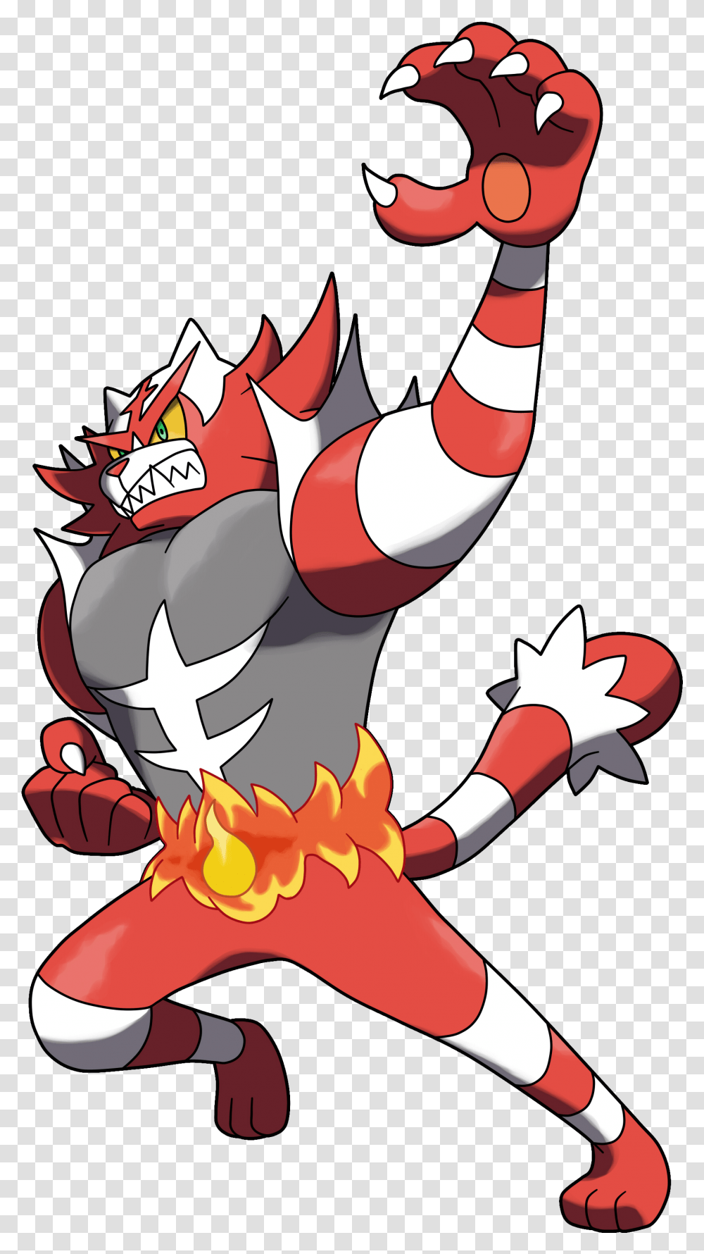 Shiny Incineroar By Fellerup Pokemon Alola Fire Types, People, Person, Hand, Graphics Transparent Png