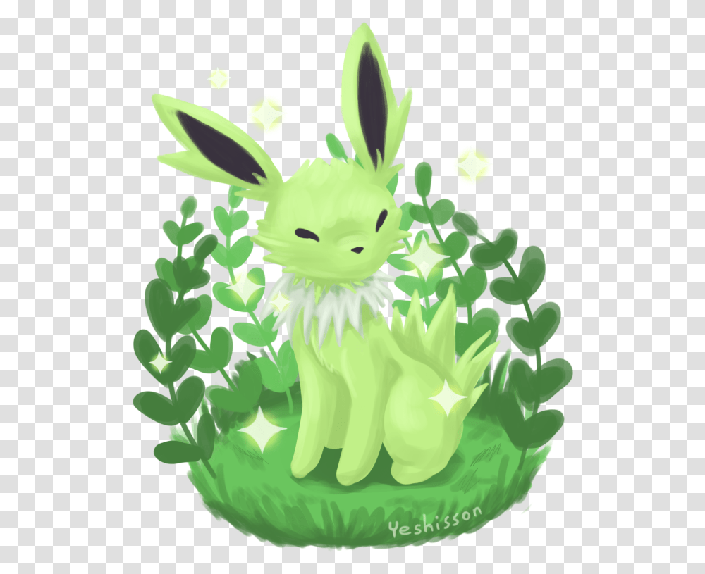 Shiny Jolteon Pokemon Pictures Cool Pokemon Eevee Cartoon, Green, Floral Design, Pattern Transparent Png