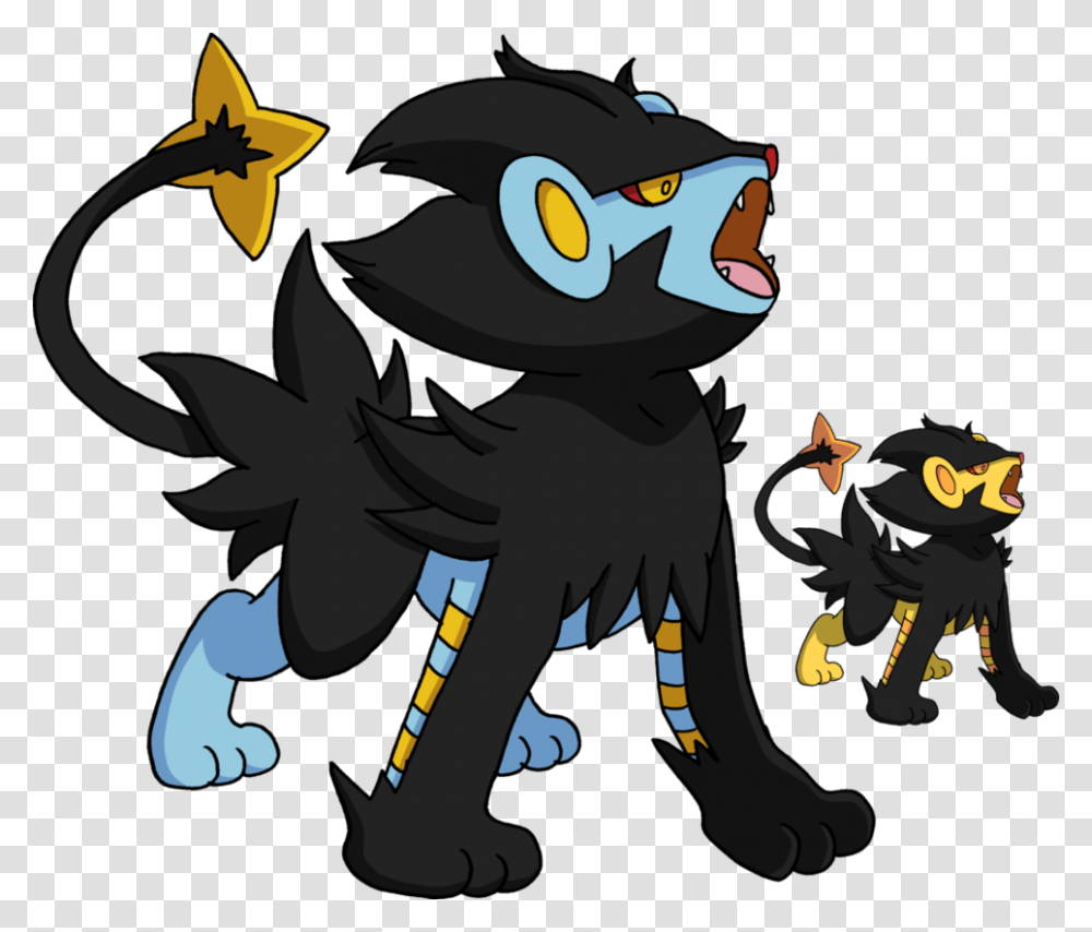 Shiny Luxray Vs Luxray Download Shiny Luxray Vs Normal, Ninja, Plant, Person, Human Transparent Png