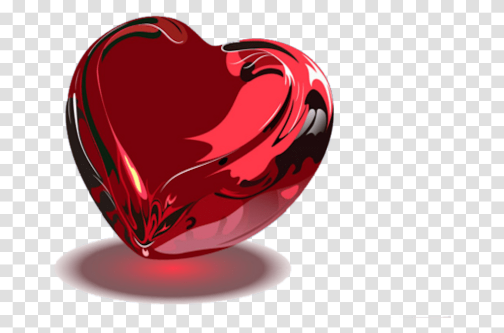 Shiny Red Heart Psd Official Psds Best Heart Wallpaper Download, Plant, Petal, Flower, Blossom Transparent Png