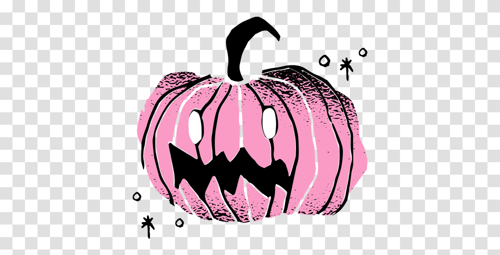 Shiny Scary Pumpkin Textured Halloween Ilustracion, Batman Logo, Symbol, Plant, Hand Transparent Png