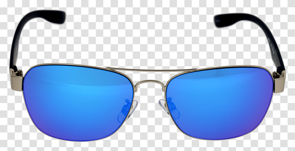 Shiny Silver Frame Ice Blue Mirror Lens Plastic, Sunglasses, Accessories, Accessory, Goggles Transparent Png