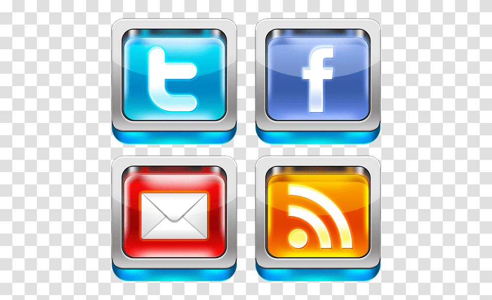 Shiny Social Media Icons, Alphabet, Logo Transparent Png