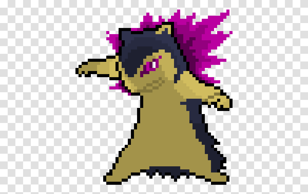 Shiny Typhlosion Pixel Art Maker Fictional Character, Rug, Graphics, Crowd, Text Transparent Png