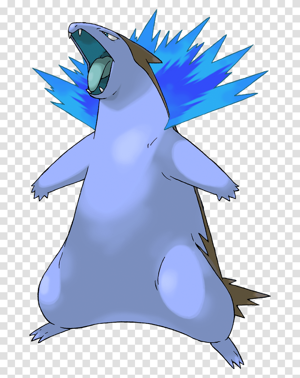 Shiny Typhlosion Redesign Link To The Website I Used In Pokemon Typhlosion, Sea Life, Animal, Mammal, Bird Transparent Png