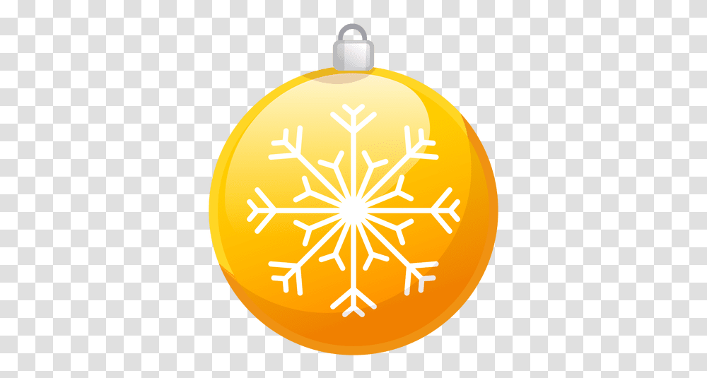 Shiny Yellow Christmas Ornament Icon & Svg Christmas Ornaments Icon, Gold, Nature, Outdoors, Gold Medal Transparent Png