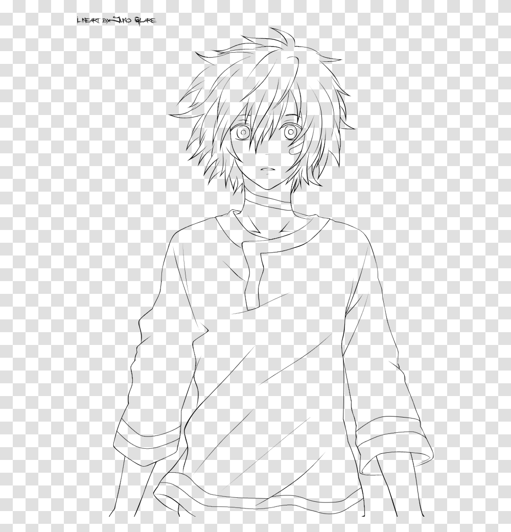 Shion By Juno On Line Art, Manga, Comics, Book, Person Transparent Png