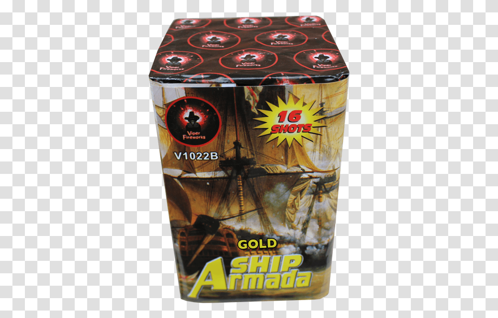 Ship Armada Gold Galactic Fireworks Beer, Poster, Advertisement, Flyer, Paper Transparent Png