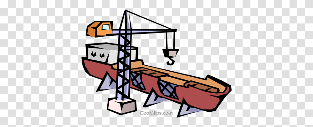 Ship, Construction Crane, Utility Pole, Transportation, Vehicle Transparent Png