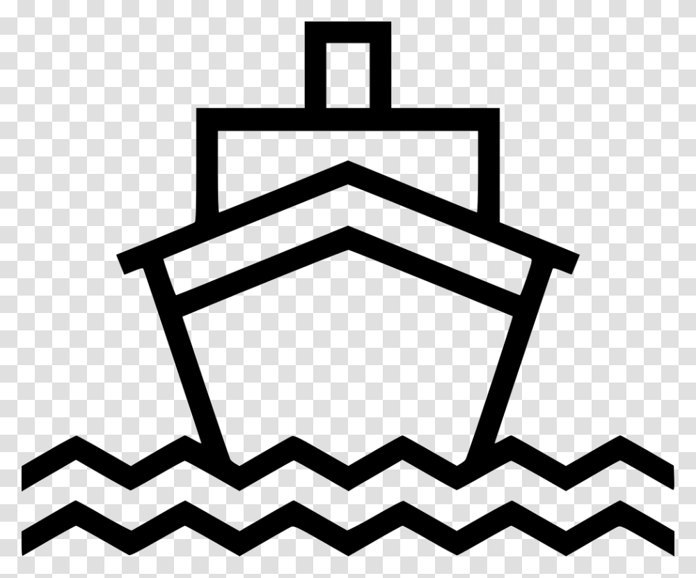 Ship Cruise Boat Sea Luxury Cruise Ship Clipart Black And White, Stencil, Label Transparent Png