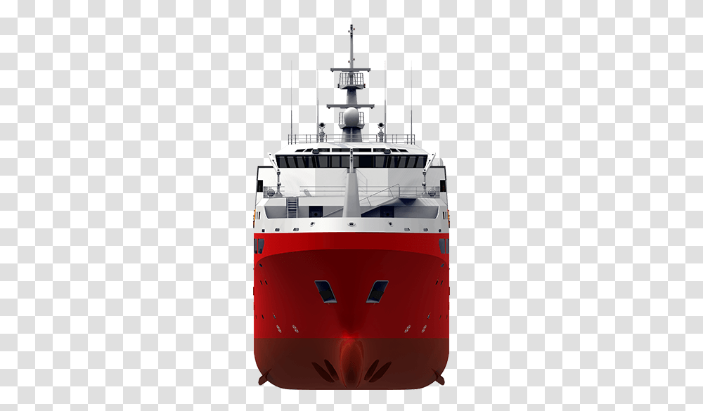 Ship Front View Anchor Handling Tug Supply Vessel, Boat, Vehicle, Transportation, Watercraft Transparent Png