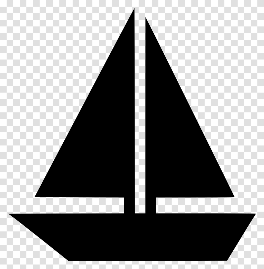 Ship Icon Free Download, Stencil, Triangle, Arrow Transparent Png