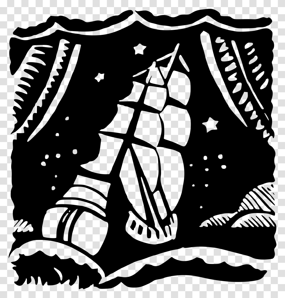 Ship In Reverse Silhouette Clip Arts Reverse Silhouette, Gray, World Of Warcraft Transparent Png