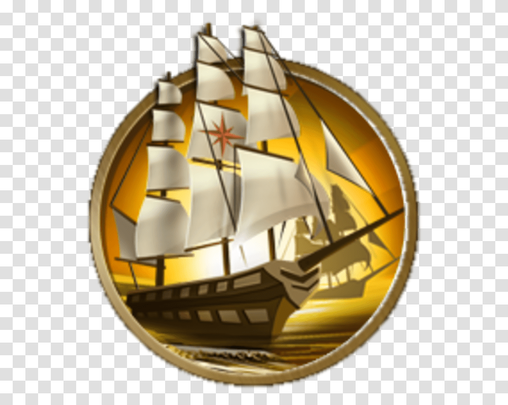 Ship Of The Line Civ, Gold, Coin, Money Transparent Png