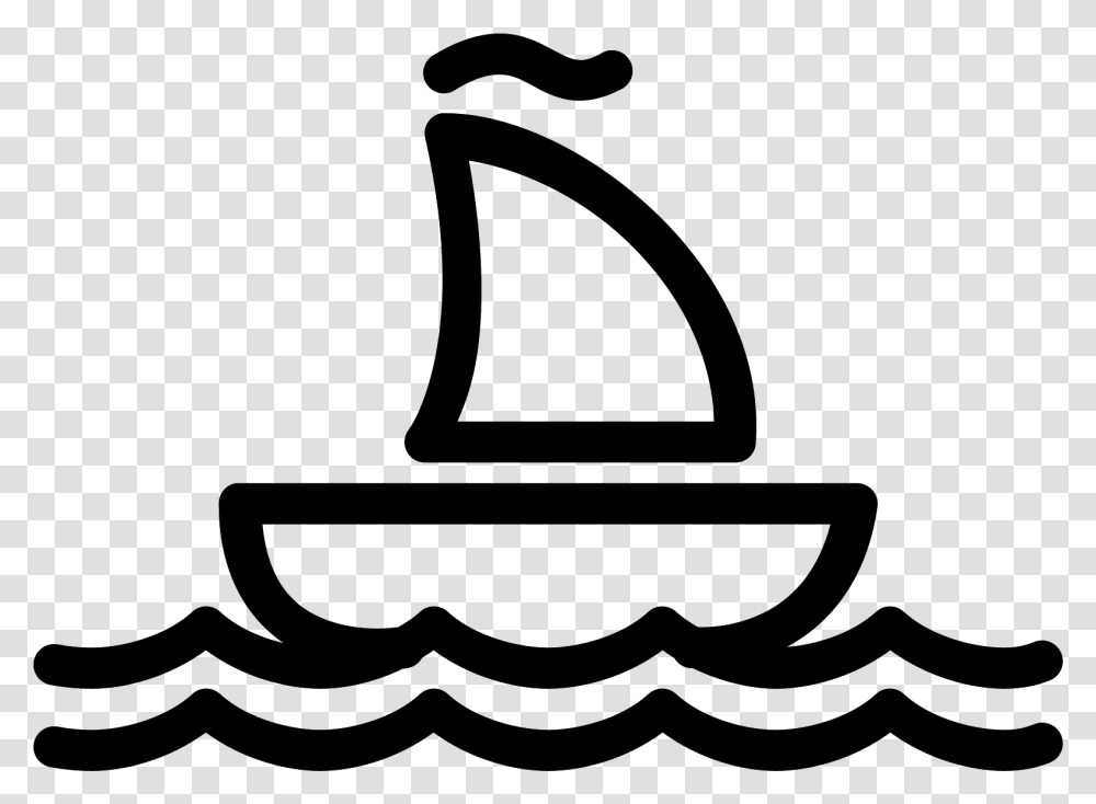 Ship Outline White Boat Icon, Gray, World Of Warcraft Transparent Png