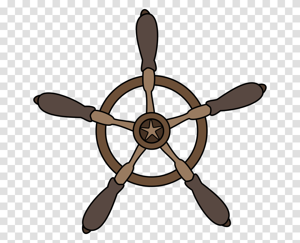 Ship Rudder Boat Motor Vehicle Steering Wheels Drawing Free, Compass Transparent Png