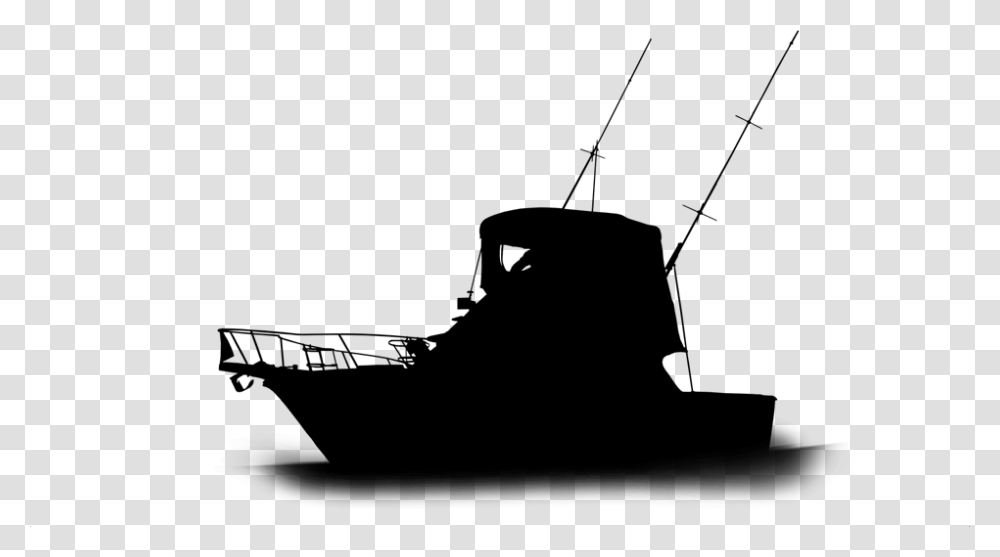 Ship Silhouette Fishing Boat Silhouette, Logo, Trademark Transparent Png