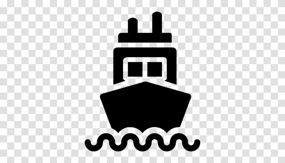 Ship Steamboat Steamship Icon With And Vector Format, Gray, World Of Warcraft Transparent Png