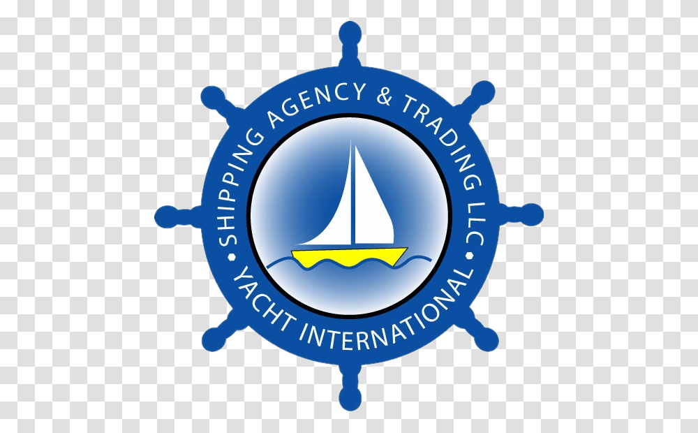 Ship Steering Wheel Clipart Yacht International Co Llc, Logo, Trademark, Emblem Transparent Png