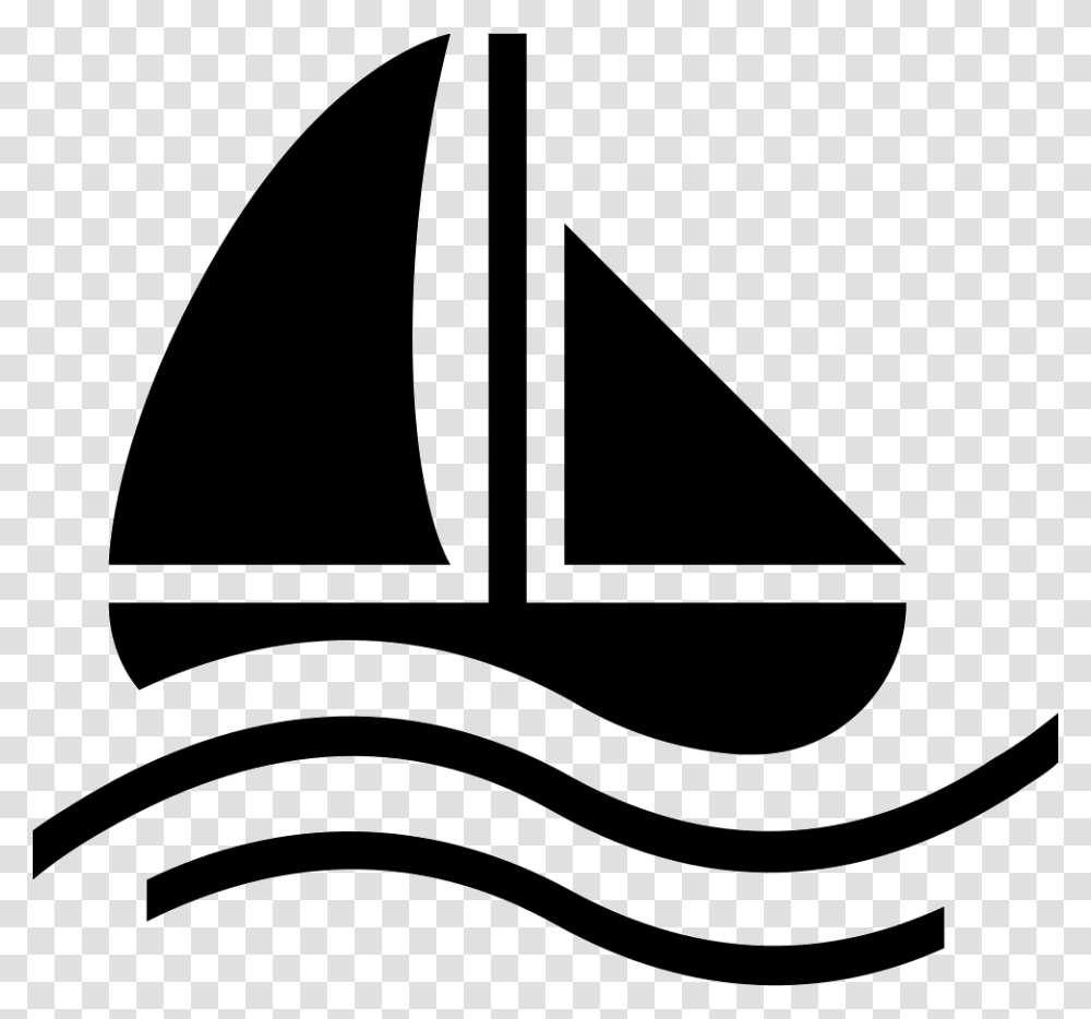 Ship Svg Sailing Boat Icon, Stencil, Triangle, Logo Transparent Png