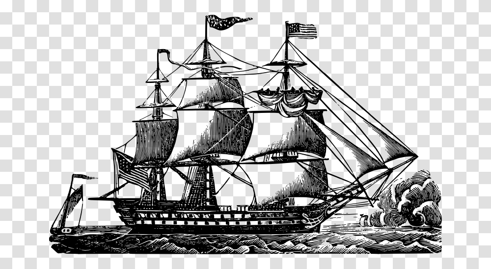 Ship Uss Constitution Clip Art, Gray, World Of Warcraft Transparent Png