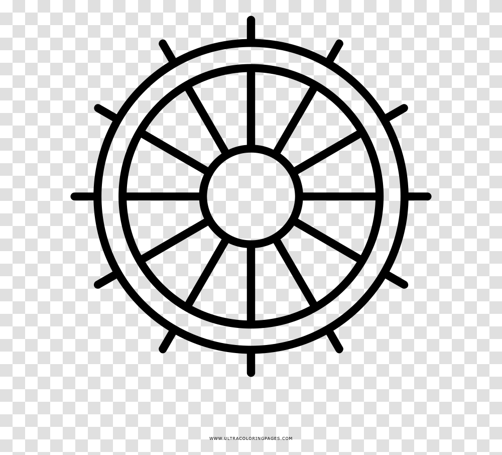 Ship Wheel Coloring, Gray, World Of Warcraft Transparent Png