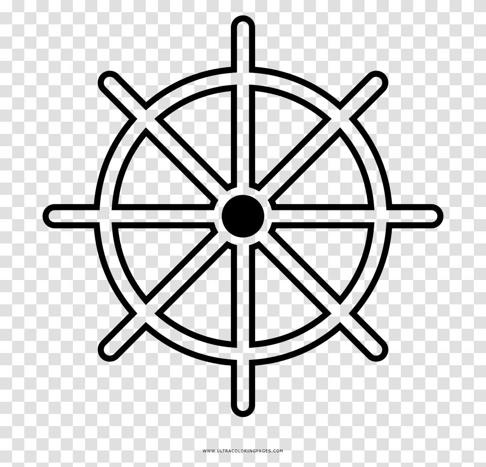 Ship Wheel Coloring, Gray, World Of Warcraft Transparent Png