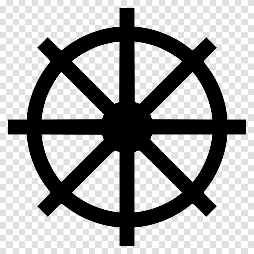 Ship Wheel Navigate Icon Free Download, Stencil, Lamp, Silhouette Transparent Png
